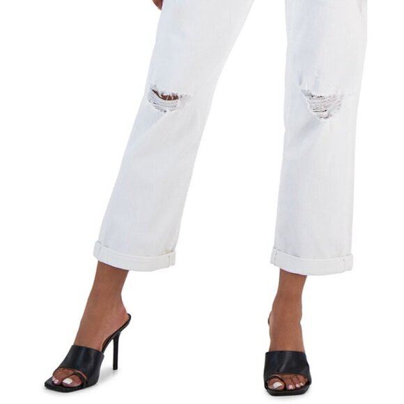 I.N.C. International Concepts Size 2 / 26 Mid Rise Ripped Boyfriend Jeans NWOT - Picture 6 of 7